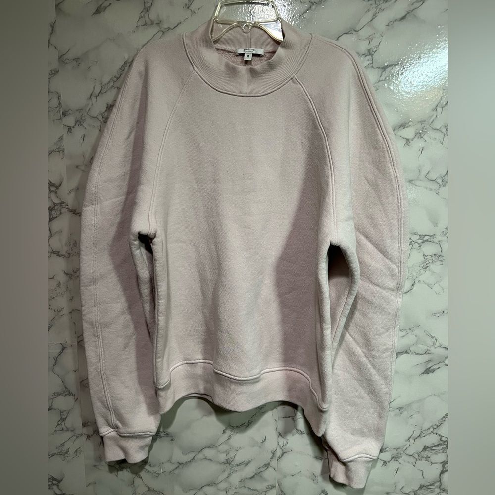 Agolde Tarron Mock Neck Sweatshirt Size M View 2
